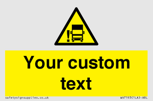 Custom warning blindspot